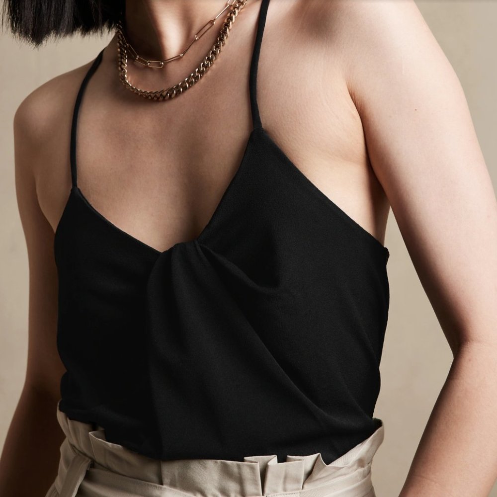 NWT Banana Republic twist-front camisole top